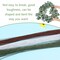 300pcs Floral Wire, 26 Gauge Flower Wire Sticks, 14 inches for DIY Floral Arrangements, Wedding Bouquet